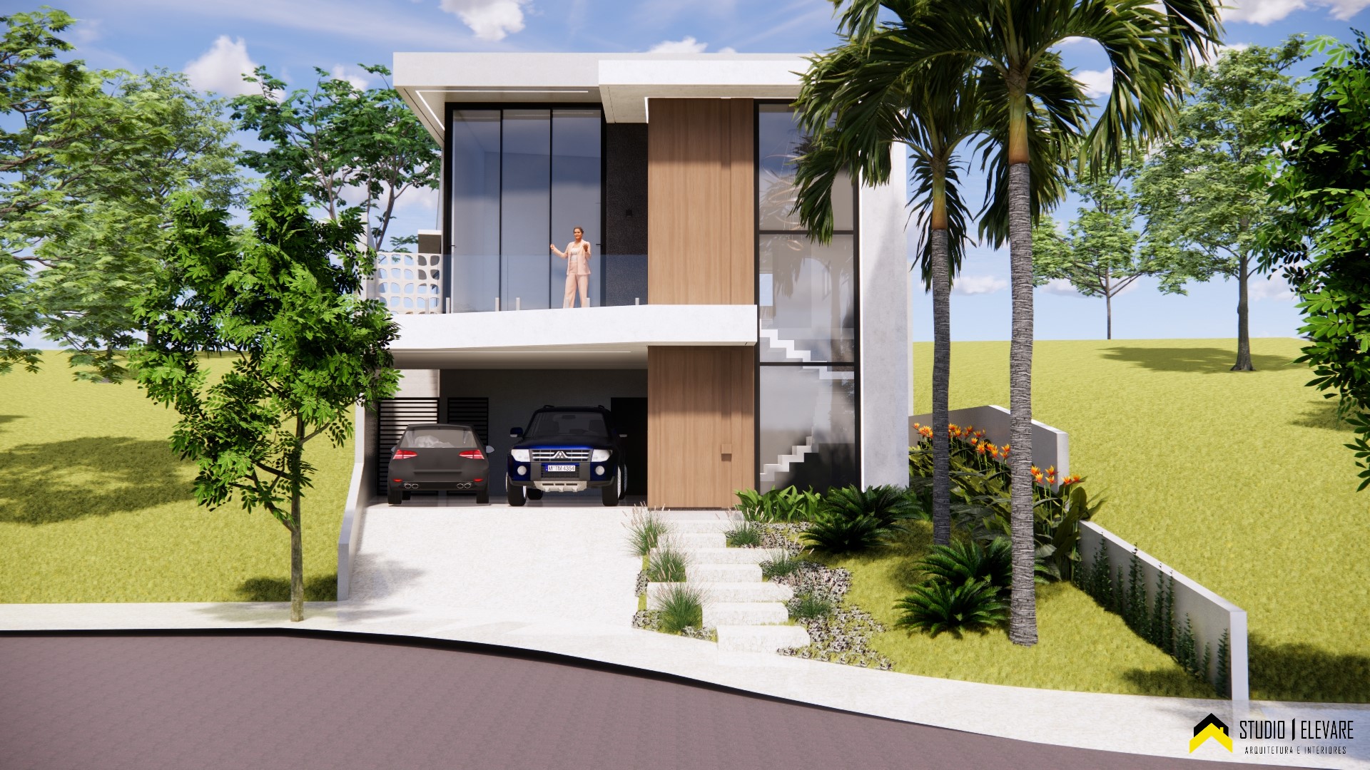 Casa Domo — Fachada do projeto em Itatiba/SP