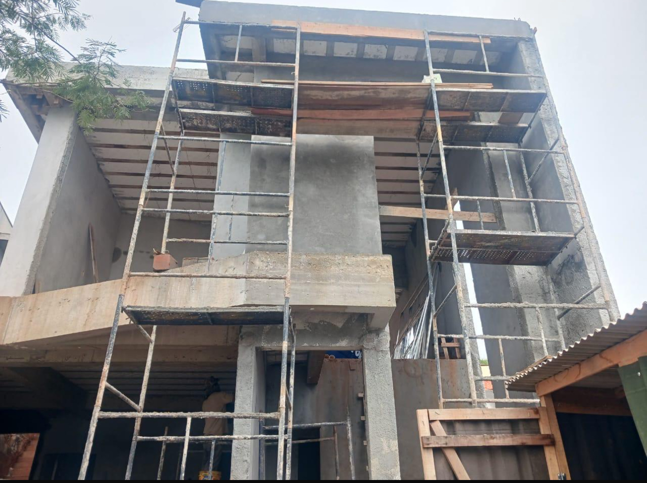 Obra — progresso